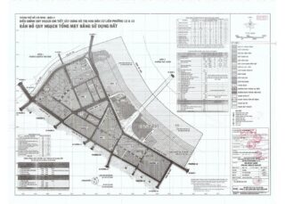 Bản đồ quy hoạch 1/2000 Khu dân cư phường 12 và 13, Quận 4