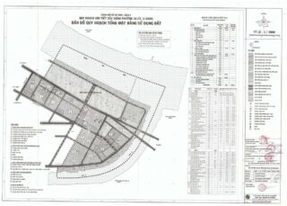 Bản đồ quy hoạch 1/2000 Khu dân cư phường 18, Quận 4