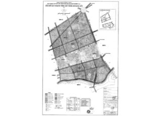 Bản đồ quy hoạch 1/2000 Khu dân cư liên phường 1