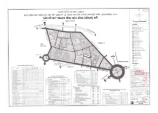 Bản đồ quy hoạch 1/2000 Khu dân cư Phú Lâm, một phần liên phường 13, 14, Quận 6
