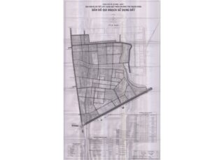 Bản đồ quy hoạch 1/2000 Khu dân cư phường Tân Thuận Đông, Quận 7