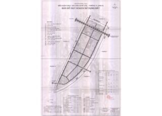 Bản đồ quy hoạch 1/2000 khu dân cư Mễ Cốc phường 15, Quận 8
