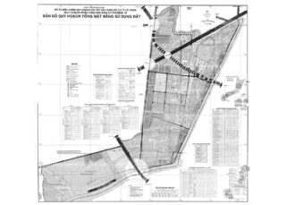 Bản đồ quy hoạch 1/2000 khu dân cư phường 16, Quận 8