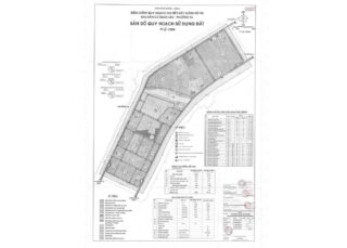 Bản đồ quy hoạch 1/2000 khu dân cư Rạch Lào và phần còn lại phường 15, Quận 8
