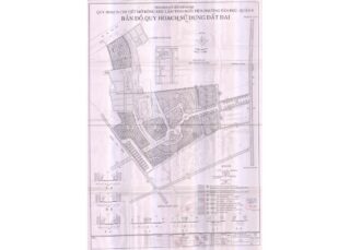 Bản đồ quy hoạch 1/2000 Lâm trại Suối Tiên mở rộng, Quận 9