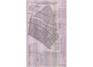 Bản đồ quy hoạch 1/2000 Khu dân cư phường 15, Quận Gò Vấp