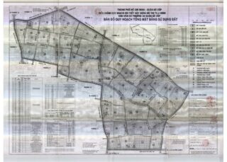 Bản đồ quy hoạch 1/2000 Khu dân cư phường 16, Quận Gò Vấp