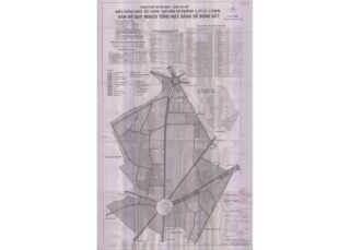Bản đồ quy hoạch 1/2000 Khu dân cư phường 3, Quận Gò Vấp