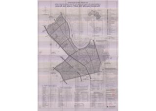 Bản đồ quy hoạch 1/2000 Khu dân cư phường 5, Quận Gò Vấp