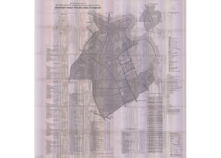 Bản đồ quy hoạch 1/2000 quy hoạch chi tiết xây dựng đô thị phường 6 và phường 17