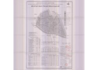 Bản đồ quy hoạch 1/2000 Khu dân cư Phường 3, Quận Tân Bình