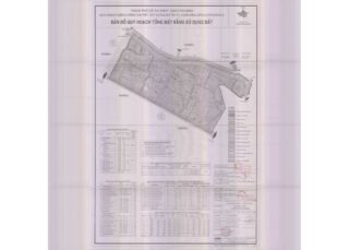 Bản đồ quy hoạch 1/2000 Khu dân cư Phường 5