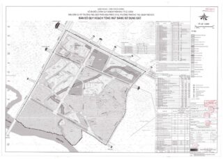 Bản đồ quy hoạch 1/2000 Khu dân cư ấp Trường Thọ, Quận Thủ Đức