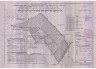 Bản đồ quy hoạch 1/2000 Khu dân cư cụm 2 – Xuân Hiệp, phường Linh Xuân, Quận Thủ Đức