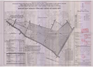 Bản đồ quy hoạch 1/2000 Khu dân cư cụm 3 – Xuân Trường, phường Linh Xuân, Quận Thủ Đức