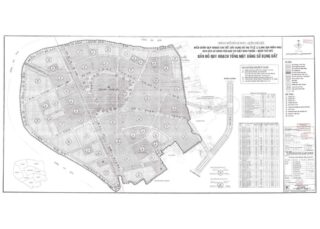 Bản đồ quy hoạch 1/2000 Khu dân cư và Công viên giải trí Hiệp Bình Phước, Quận Thủ Đức