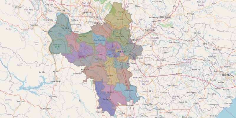 Bản đồ các quận Hà Nội mới nhất 2024 - Địa Ốc Thông Thái