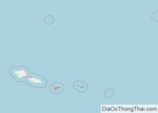 Bản đồ Samoa thuộc Mỹ (American Samoa)