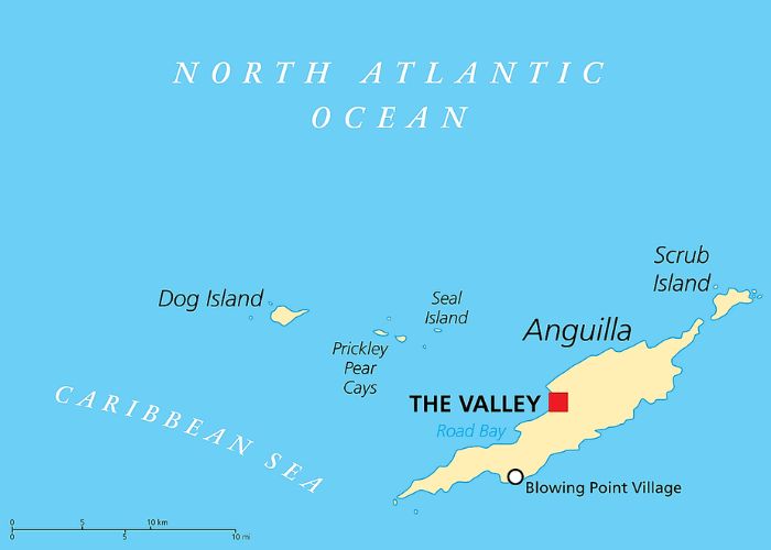 Bản đồ Anguilla