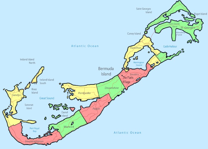 Bản đồ Bermuda