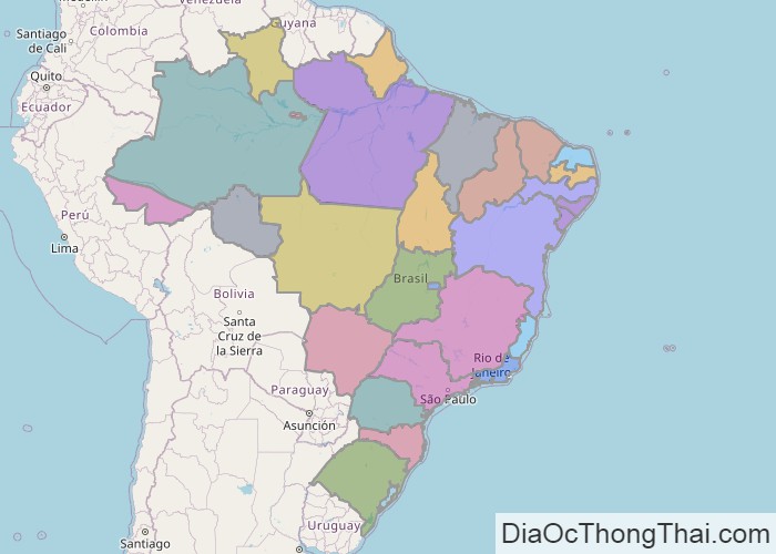 Bản đồ Brazil
