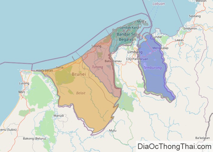 Bản đồ Brunei