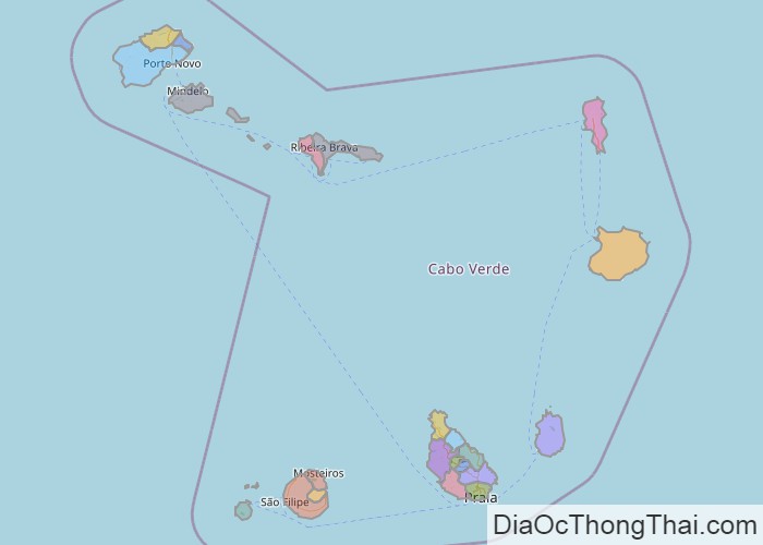 Bản đồ Cape Verde