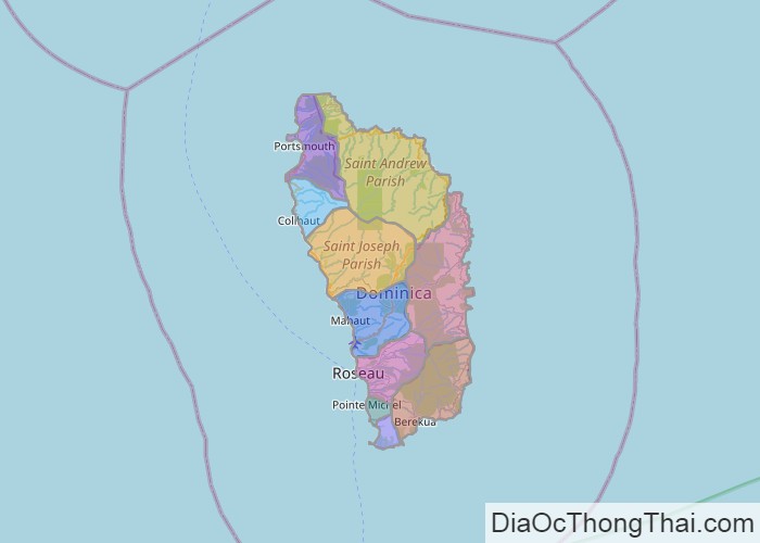 Bản đồ Dominica