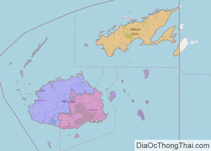 Bản đồ Fiji