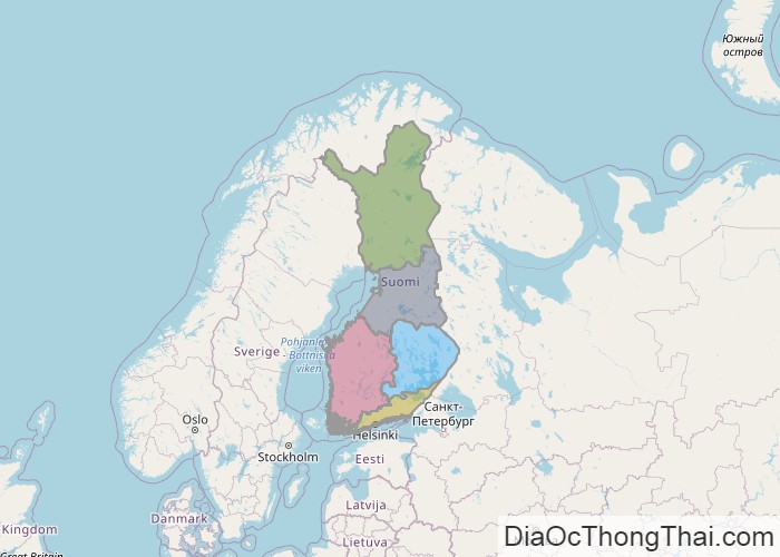 Bản đồ Phần Lan