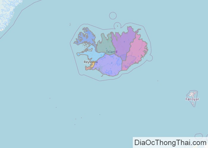 Bản đồ Iceland