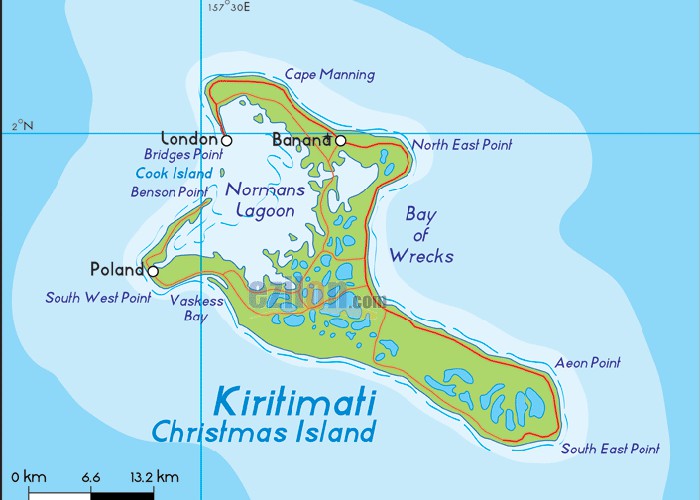 Bản đồ Kiribati