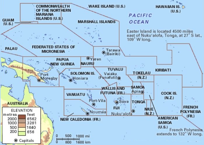 Bản đồ Niue