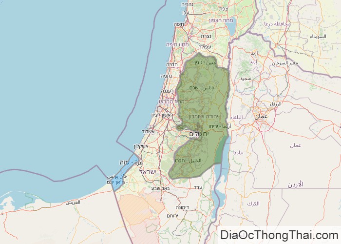 Bản đồ Palestine