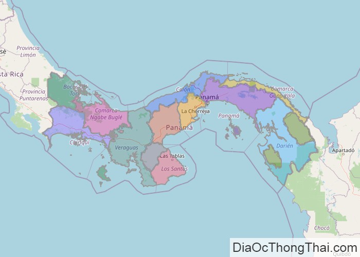 Bản đồ Panama