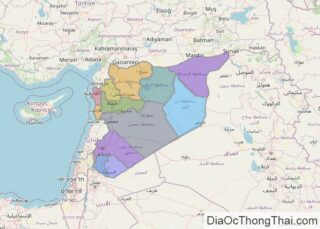 Bản đồ Syria