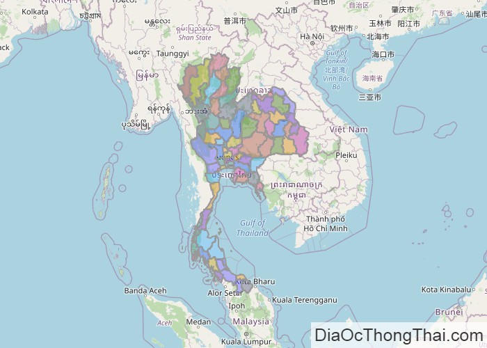 Bản đồ Thái Lan