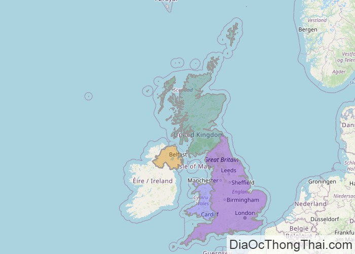 Bản đồ Vương quốc Anh