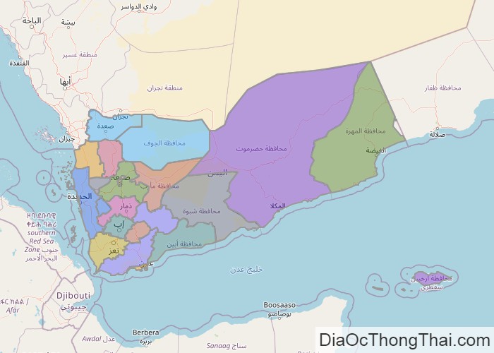 Bản đồ Yemen