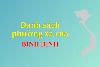 Mã xã phường Bình Định. Danh sách phường xã Bình Định (update 2024)