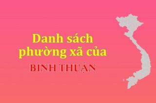 Mã xã phường Bình Thuận. Danh sách phường xã Bình Thuận (update 2024)