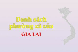 Mã xã phường Gia Lai. Danh sách phường xã Gia Lai (update 2024)