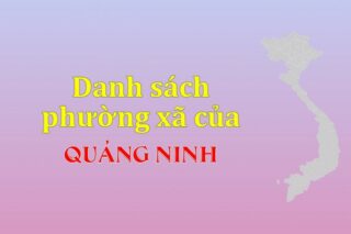 Mã xã phường Quảng Ninh. Danh sách phường xã Quảng Ninh (update 2024)