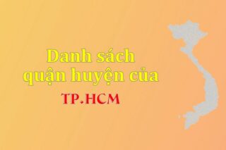 Danh sách các quận nội thành TP.HCM (update 2024)