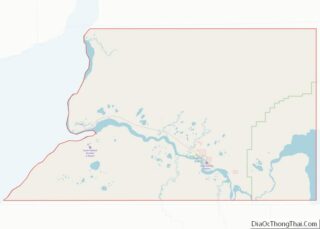 Map of Bristol Bay Borough, Alaska