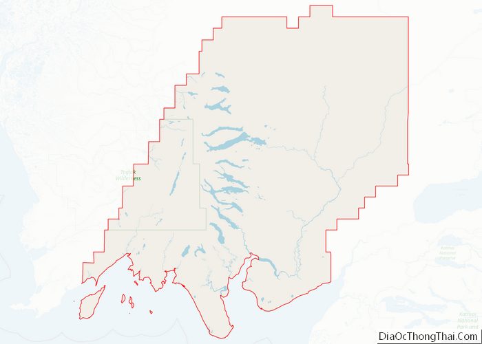 Map of Dillingham Census Area