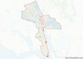 Map of Haines Borough, Alaska