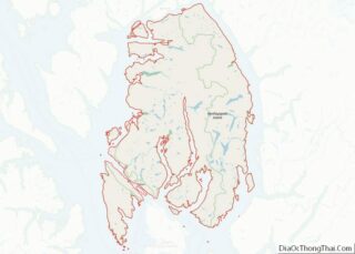 Map of Ketchikan Gateway Borough, Alaska