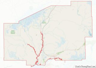 Map of Matanuska-Susitna Borough, Alaska