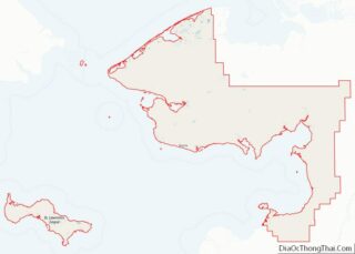 Map of Nome Census Area, Alaska